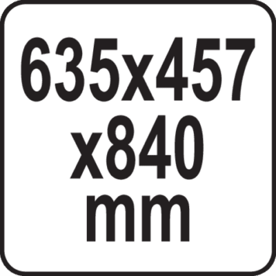 Työkalukaappi vetolaatikoilla 84 cm, Yato