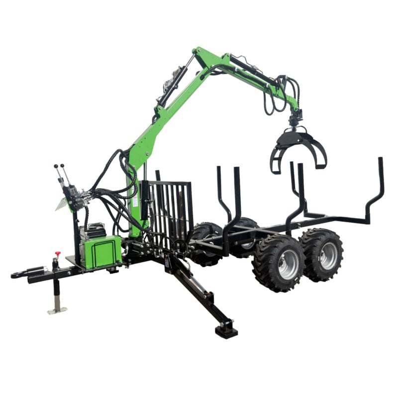 Tukkikärry / metsäperävaunu 4000 kg, Droma Wood