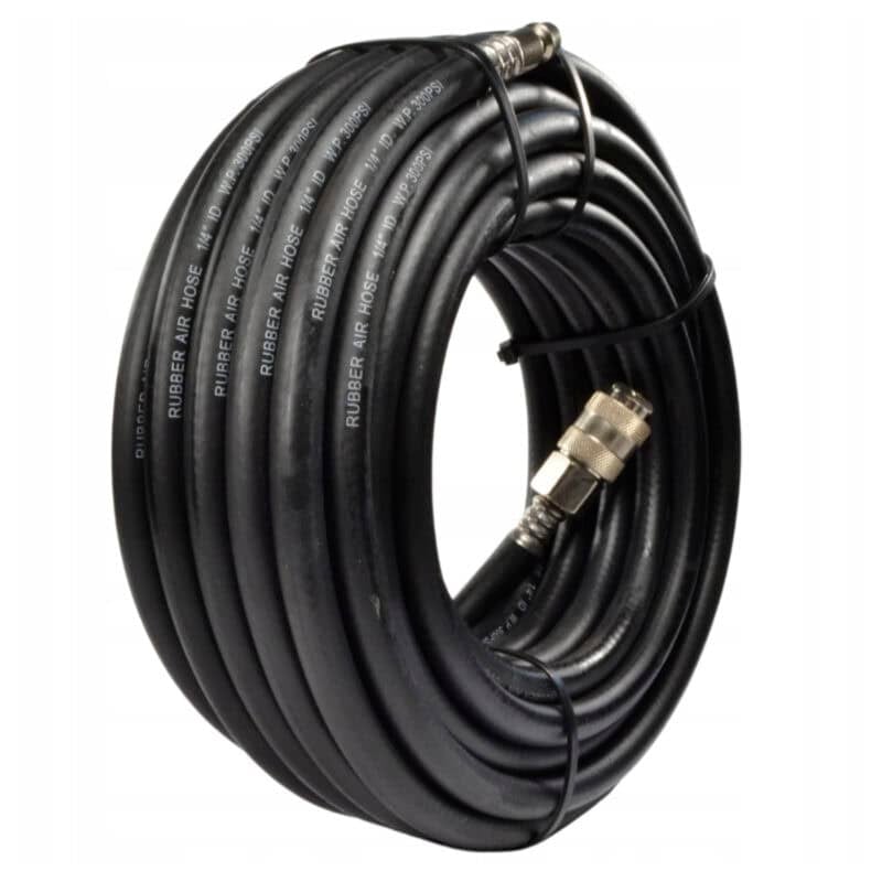 Paineilmaletku 20m 6x12mm kumi, Black.