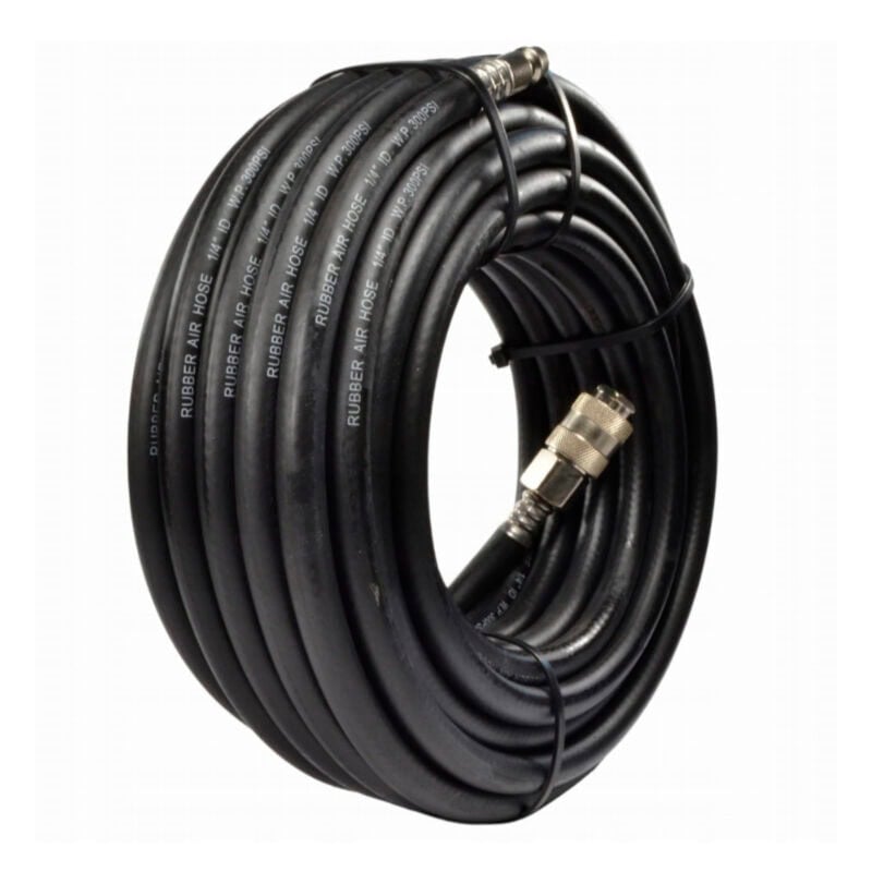 Paineilmaletku 10m 6x12mm kumi, Black.