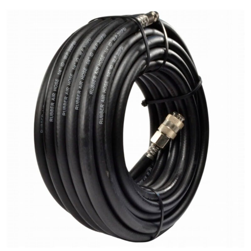 Paineilmaletku 15m 6x12mm kumi, Black.