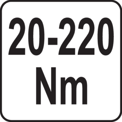Digitaalinen momenttisovitin 1/2” 20–220 Nm, Yato