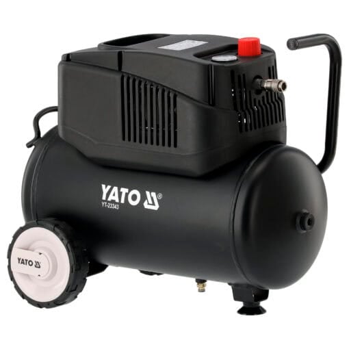 Paineilmakompressori öljytön 24 L 1200 W, Yato.