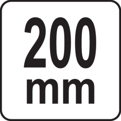 Teräsharja 200 mm, Yato