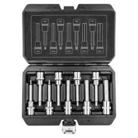 Kärkihylsysarja kuusiokolo 1/2" 9-osaa, Neo Tools