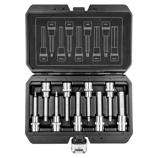 5907558409260-Karkihylsysarja-kuusiokolo-1:2-9-osaa-Neo-Tools Kärkihylsysarja kuusiokolo 1/2" 9-osaa, Neo Tools.