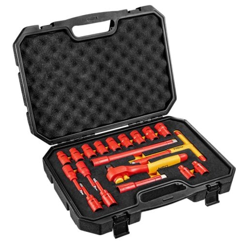 5907558435573-Hylsyavainsarja-eristetty-1:2-19-osaa-Neo-Tools Hylsyavainsarja eristetty 1/2" 19-osaa, Neo Tools.