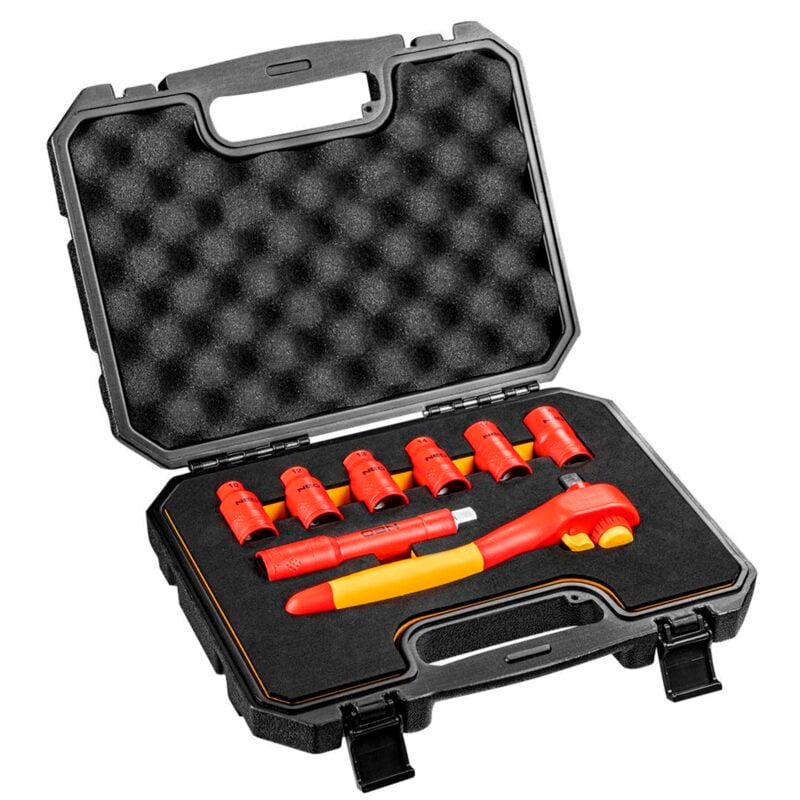 Hylsyavainsarja eristetty 1/2" 8-osaa, Neo Tools.